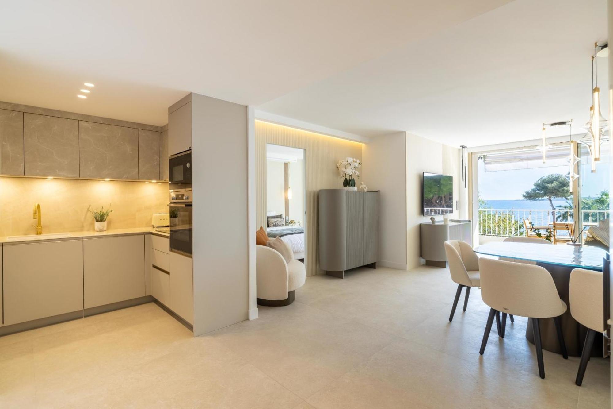 Ref 1981 - Cannes Sea View Apartment Cannes Palm Beach Экстерьер фото